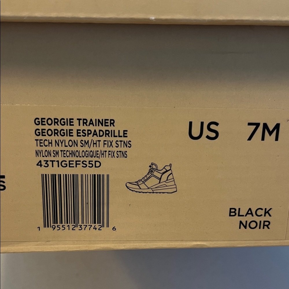 Michael Kors Georgie black trainers - Picture 6 of 7